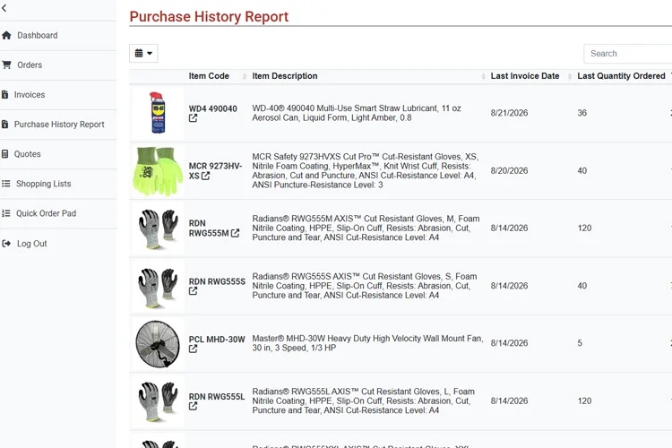Phoenix customer account dashboard